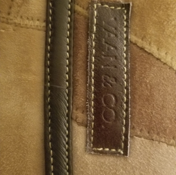 NWT Upcycled Leather Crossbody Purse with Matching Wallet. By Vaan and Co. - Picture 10 of 11